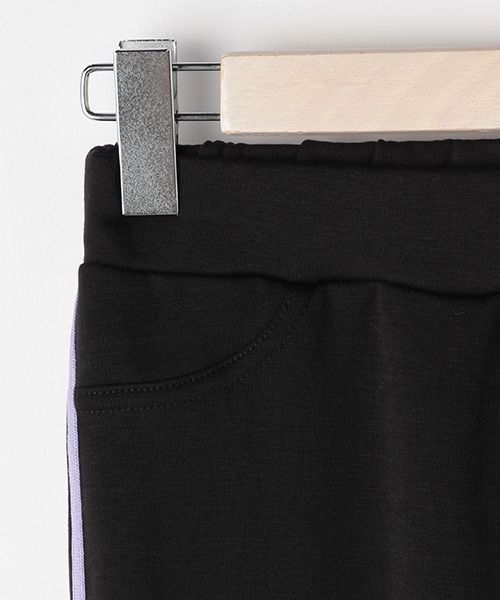 LOVETOXIC(ラブトキシック)の「裏シャギーラインレギパン(レギンス/スパッツ・キッズ・オフホワイト/ラベンダー・SS/S/M/L)」の6枚目の写真