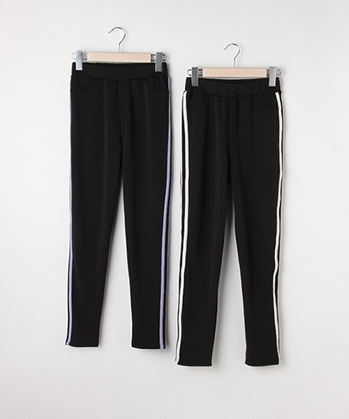 LOVETOXIC(ラブトキシック)の「裏シャギーラインレギパン(レギンス/スパッツ・キッズ・オフホワイト/ラベンダー・SS/S/M/L)」の11枚目の写真