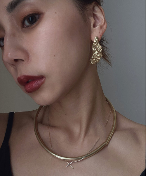 Ameri(アメリ)の「UND CLAY PIERCE(ピアス(両耳用)・レディース・シルバー/ゴールド・FREE)」の5枚目の写真