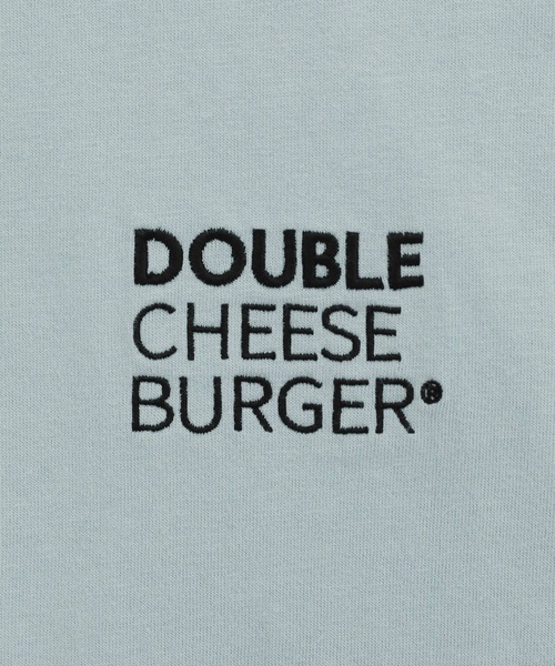 DOUBLE CHEESEBURGER（ダブルチーズバーガー）の「ダブルチーズバーガー ロングスリーブTシャツ -Oval Logo- / DOUBLE CHEESEBURGER Long-Sleeve T-Shirt -Oval Logo-（Tシャツ/カットソー・レディース・ブラック/サンドベージュ/ブルー・FREE）」の13枚目の写真