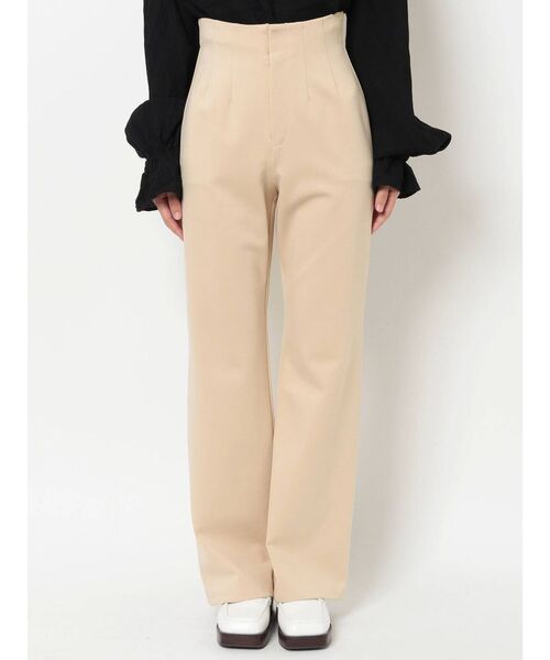 EMODA(エモダ)の「ウエストフィットフレアパンツ(その他パンツ・レディース・アイボリー/グレー/ブラック/ブルー・SMALL/MEDIUM)」の10枚目の写真