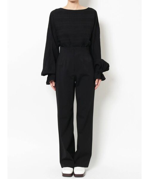 EMODA(エモダ)の「ウエストフィットフレアパンツ(その他パンツ・レディース・アイボリー/グレー/ブラック/ブルー・SMALL/MEDIUM)」の19枚目の写真