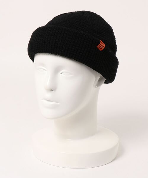 UNIVERSAL OVERALL（ユニバーサルオーバーオール）の「UNIVERSAL OVERALL/ユニバーサルオーバーオール　ワッフルロールニット（ニットキャップ/ビーニー・メンズ・ベージュ/パープル/ブラック・FREE）」の11枚目の写真