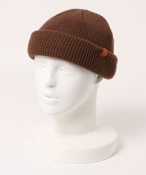 UNIVERSAL OVERALL（ユニバーサルオーバーオール）の「UNIVERSAL OVERALL/ユニバーサルオーバーオール　ワッフルロールニット（ニットキャップ/ビーニー・メンズ・ベージュ/パープル/ブラック・FREE）」の5枚目の写真