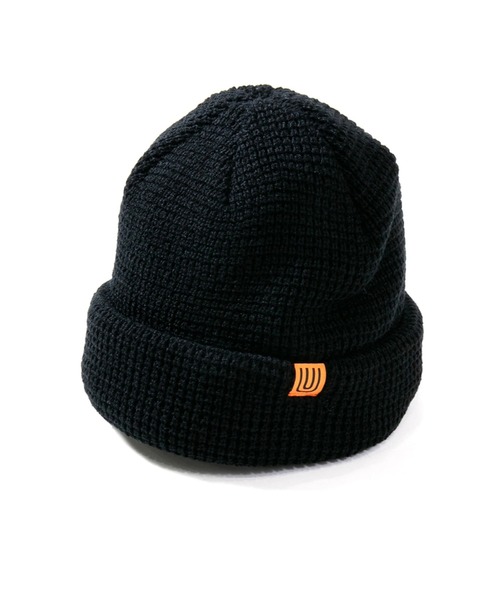 UNIVERSAL OVERALL（ユニバーサルオーバーオール）の「UNIVERSAL OVERALL/ユニバーサルオーバーオール　ワッフルロールニット（ニットキャップ/ビーニー・メンズ・ベージュ/パープル/ブラック・FREE）」の13枚目の写真