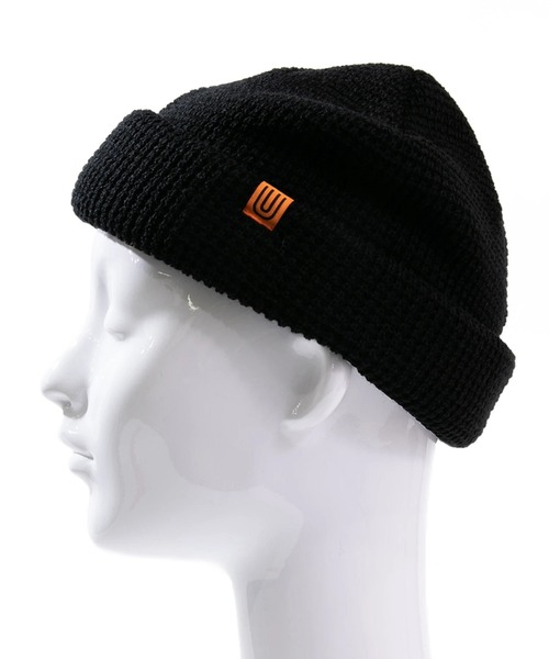 UNIVERSAL OVERALL（ユニバーサルオーバーオール）の「UNIVERSAL OVERALL/ユニバーサルオーバーオール　ワッフルロールニット（ニットキャップ/ビーニー・メンズ・ベージュ/パープル/ブラック・FREE）」の12枚目の写真