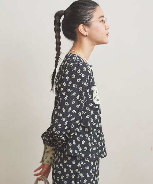 fig London(フィグロンドン)の「●Amelie JK(テーラードジャケット・レディース・ブラック/サックスブルー・FREE)」の21枚目の写真