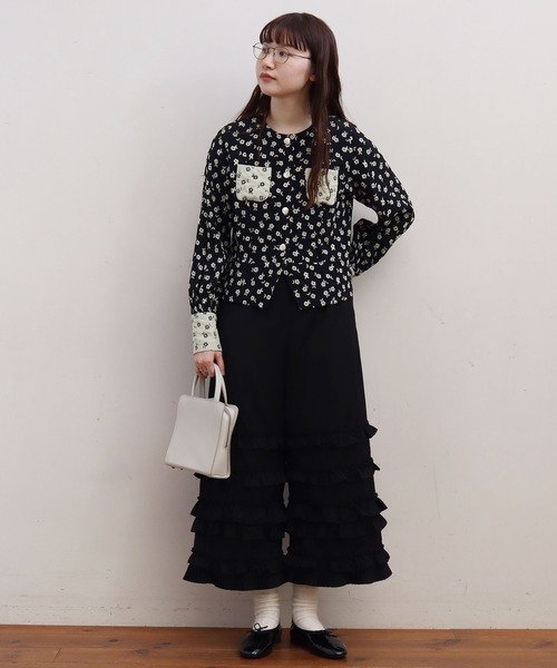 fig London(フィグロンドン)の「●Amelie JK(テーラードジャケット・レディース・ブラック/サックスブルー・FREE)」の14枚目の写真