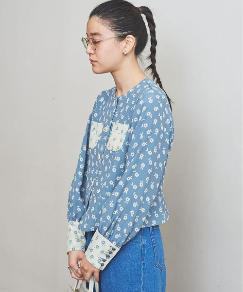 fig London(フィグロンドン)の「●Amelie JK(テーラードジャケット・レディース・ブラック/サックスブルー・FREE)」の7枚目の写真