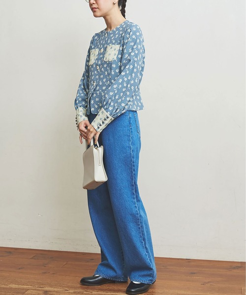 fig London(フィグロンドン)の「●Amelie JK(テーラードジャケット・レディース・ブラック/サックスブルー・FREE)」の15枚目の写真