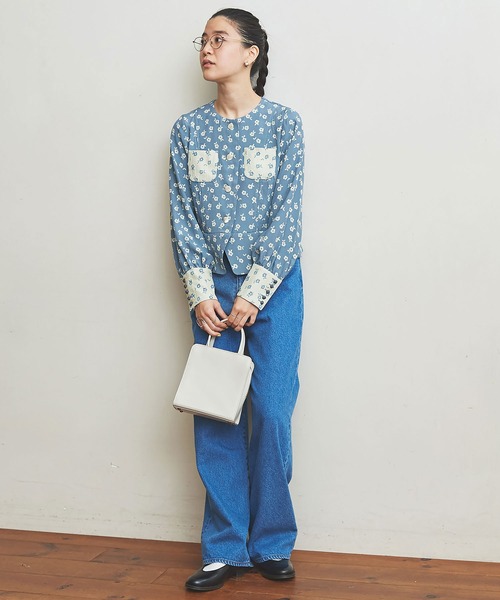 fig London(フィグロンドン)の「●Amelie JK(テーラードジャケット・レディース・ブラック/サックスブルー・FREE)」の16枚目の写真