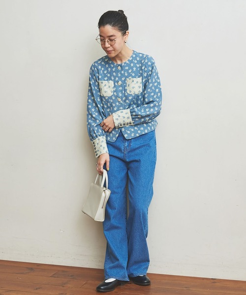 fig London(フィグロンドン)の「●Amelie JK(テーラードジャケット・レディース・ブラック/サックスブルー・FREE)」の17枚目の写真