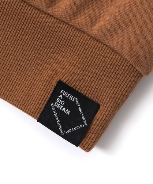 BREEZE(ブリーズ)の「WEB限定 袖ロゴトレーナー_裏シャギー(スウェット・キッズ・グリーン/ブラウン/ネイビー/ブラック・110/120/90/130/140/100/80)」の7枚目の写真