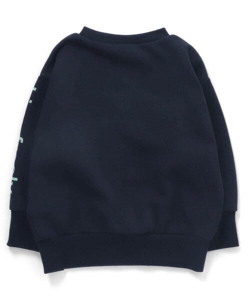 BREEZE(ブリーズ)の「WEB限定 袖ロゴトレーナー_裏シャギー(スウェット・キッズ・グリーン/ブラウン/ネイビー/ブラック・110/120/90/130/140/100/80)」の10枚目の写真
