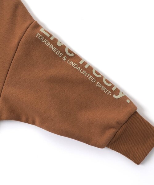 BREEZE(ブリーズ)の「WEB限定 袖ロゴトレーナー_裏シャギー(スウェット・キッズ・グリーン/ブラウン/ネイビー/ブラック・110/120/90/130/140/100/80)」の13枚目の写真