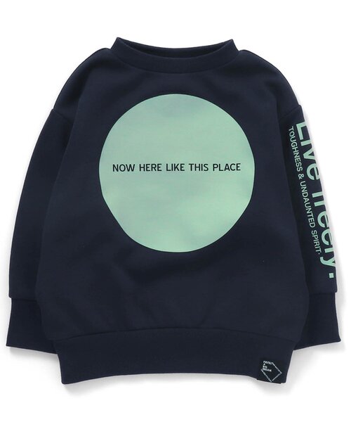 BREEZE(ブリーズ)の「WEB限定 袖ロゴトレーナー_裏シャギー(スウェット・キッズ・グリーン/ブラウン/ネイビー/ブラック・110/120/90/130/140/100/80)」の18枚目の写真