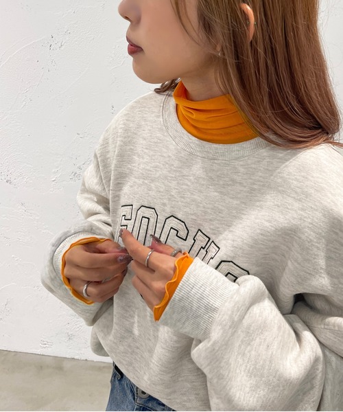 apres jour mignon（アプレジュールミニョン）の「カラーシアーインナー【ZOZOTOWN限定アイテム】（その他トップス・レディース・ライトグレー/ピンク/オレンジ/ブラック/ライトブルー/パープル/グリーン・X-LARGE/フリー）」の7枚目の写真