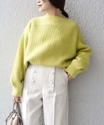 SHIPS | HAMILTON アルパカワイドプルオーバー◆(ニット/セーター)