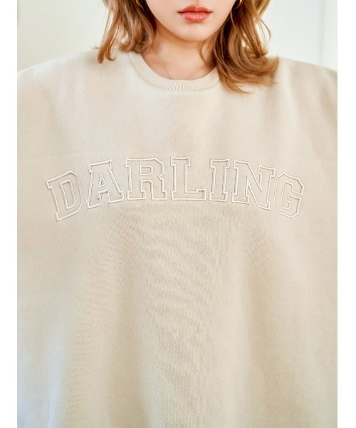 ダーリッチ♡DARLINGビッグプルオーバー Darich（ダーリッチ）の「DARLINGビッグプルオーバー（スウェット
