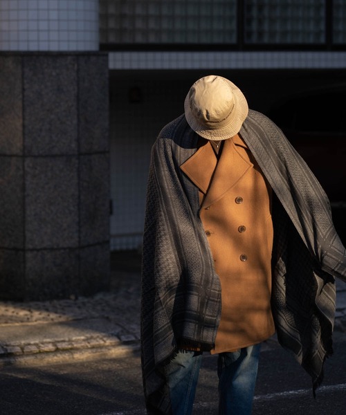 Iroquois（イロコイ）の「HOUND'S TOOTH JQ STOLE（ストール/ショール・メンズ・ブラック系その他・FREE）」の4枚目の写真