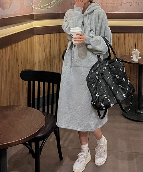 ボリュームスリーブスウェットパーカーワンピース Zozotown限定 ワンピース Mejane ミージェーン のファッション通販 Zozotown