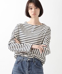 ALAND | 3.3Field Trip／ボーダーボートネックロンT　2261503(Tシャツ/カットソー)