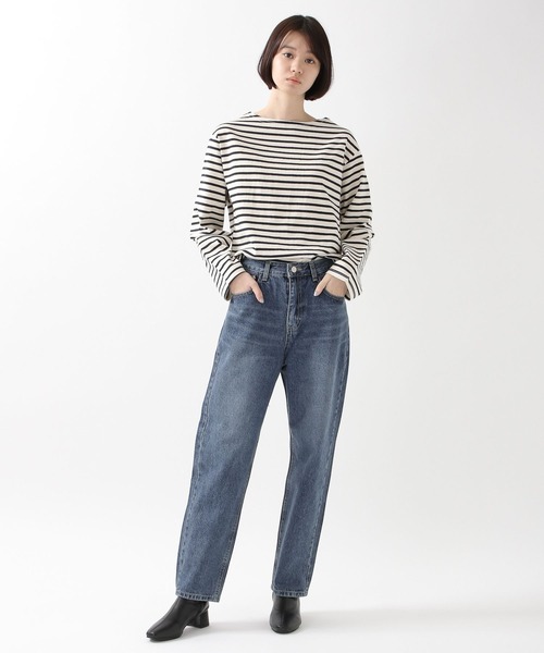 ALAND（エーランド）の「3.3Field Trip／ボーダーボートネックロンT　2261503（Tシャツ/カットソー・レディース・アイボリー/カーキ/ネイビー・FREE）」の22枚目の写真