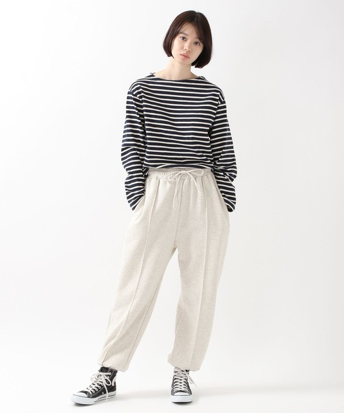 ALAND（エーランド）の「3.3Field Trip／ボーダーボートネックロンT　2261503（Tシャツ/カットソー・レディース・アイボリー/カーキ/ネイビー・FREE）」の16枚目の写真