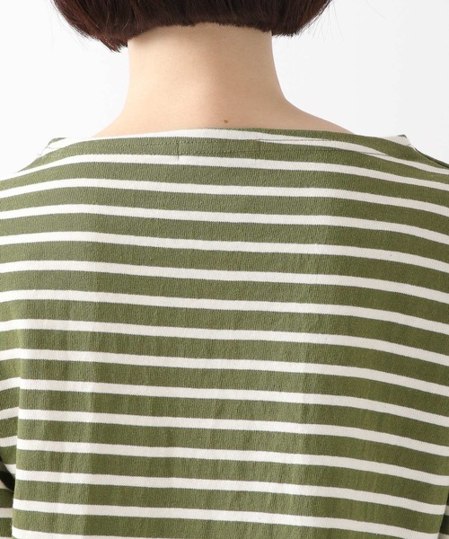 ALAND（エーランド）の「3.3Field Trip／ボーダーボートネックロンT　2261503（Tシャツ/カットソー・レディース・アイボリー/カーキ/ネイビー・FREE）」の18枚目の写真