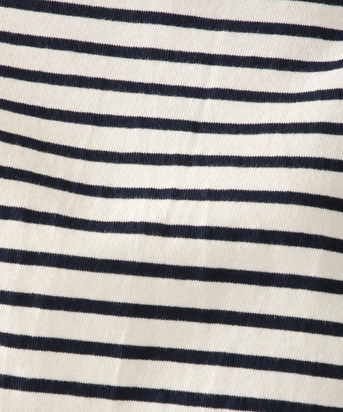 ALAND（エーランド）の「3.3Field Trip／ボーダーボートネックロンT　2261503（Tシャツ/カットソー・レディース・アイボリー/カーキ/ネイビー・FREE）」の6枚目の写真