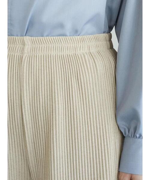 Green Parks(グリーンパークス)の「・RAY CASSIN セルフカットプリーツパンツ*(その他パンツ・レディース・ブラック/ベージュ/ピンク/ブルー/グリーン・FREE)」の9枚目の写真