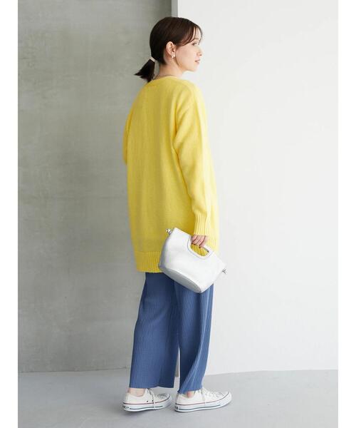 Green Parks(グリーンパークス)の「・RAY CASSIN セルフカットプリーツパンツ*(その他パンツ・レディース・ブラック/ベージュ/ピンク/ブルー/グリーン・FREE)」の15枚目の写真