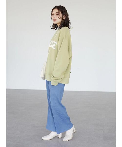 Green Parks(グリーンパークス)の「・RAY CASSIN セルフカットプリーツパンツ*(その他パンツ・レディース・ブラック/ベージュ/ピンク/ブルー/グリーン・FREE)」の17枚目の写真