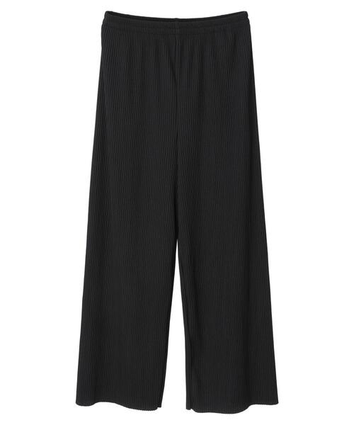 Green Parks(グリーンパークス)の「・RAY CASSIN セルフカットプリーツパンツ*(その他パンツ・レディース・ブラック/ベージュ/ピンク/ブルー/グリーン・FREE)」の2枚目の写真