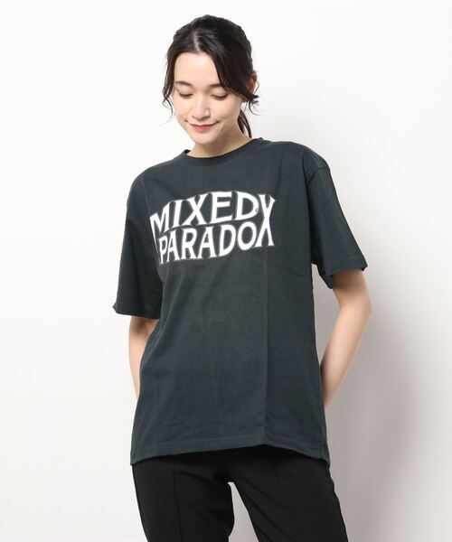 NO WAY（ノーウェイ）の「/RDS/プリントTシャツ（Tシャツ/カットソー・レディース・杢グレー/スミクロ/ベージュ・LARGE/MEDIUM/FREE）」の5枚目の写真