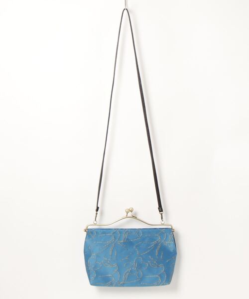 カヤ（カヤ）の「【カヤ】春乃野 がま口ショルダーバッグ（ショルダーバッグ・レディース・レッド/ブルー/キナリ/ホワイト系その他/グリーン系その他・FREE）」の5枚目の写真