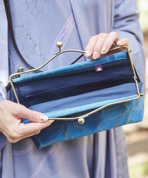 カヤ（カヤ）の「【カヤ】春乃野 がま口ショルダーバッグ（ショルダーバッグ・レディース・レッド/ブルー/キナリ/ホワイト系その他/グリーン系その他・FREE）」の22枚目の写真