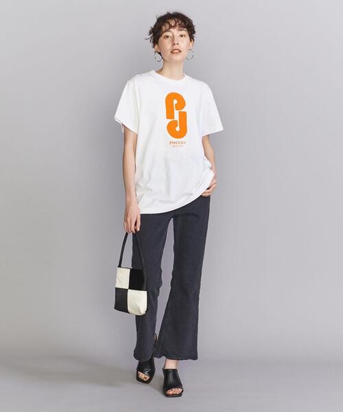 新品…PHEENY☆フィーニー／PRINT COURT プリントコート Tシャツ PHEENY コートプリント Tシャツ 24SS - メルカリ