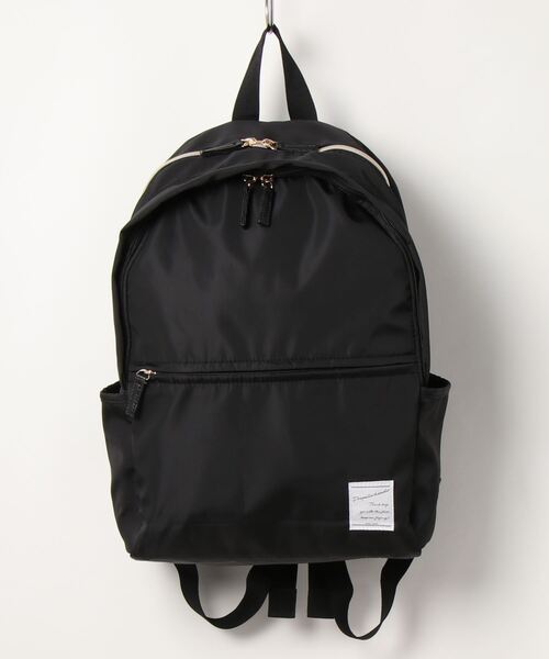 ALTROSE（アルトローズ）の「2層式　ポケットたくさん　撥水高密度ポリリュック（バックパック/リュック・レディース・ブラック/ベージュ/ネイビー/グレー・FREE）」の11枚目の写真