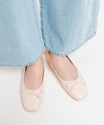 OLIVE des OLIVE | スクエアトゥバレーシューズ(バレエシューズ)