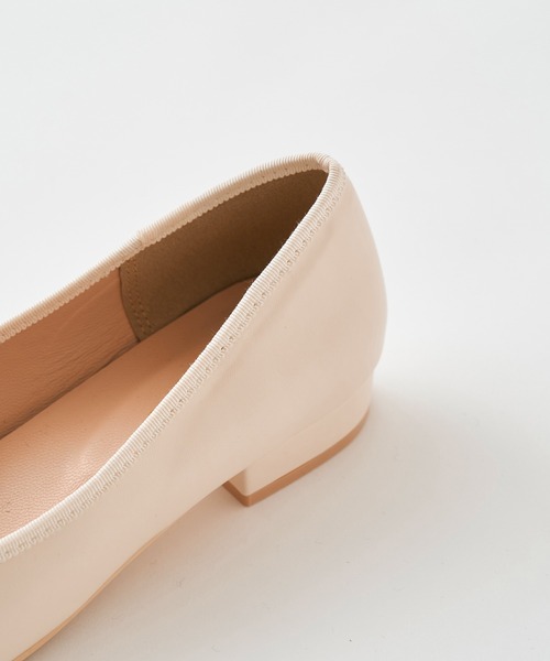 OLIVE des OLIVE(オリーブデオリーブ)の「スクエアトゥバレーシューズ(バレエシューズ・レディース・ホワイト/ブラック/オフホワイト・SMALL/MEDIUM/LARGE)」の10枚目の写真