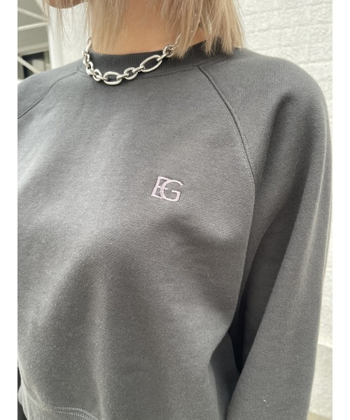 EGOIST(エゴイスト)の「ポイントEG刺繍トップス(Tシャツ/カットソー・レディース・ホワイト/ブラック/ベージュ・FREE)」の15枚目の写真