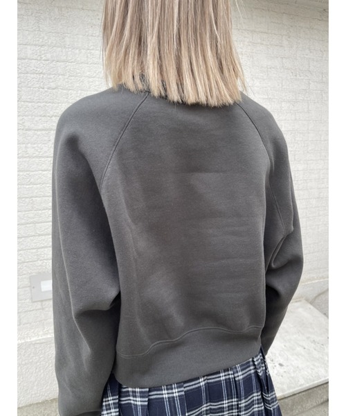 EGOIST(エゴイスト)の「ポイントEG刺繍トップス(Tシャツ/カットソー・レディース・ホワイト/ブラック/ベージュ・FREE)」の4枚目の写真