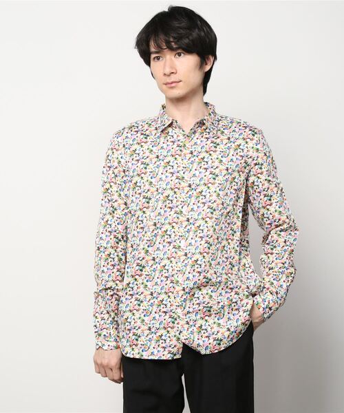 Paul Smith ポールスミス JOURNAL PRINT SHIRT Paul Smith 1972 Print Retro Men's T-shirt Size Small Red