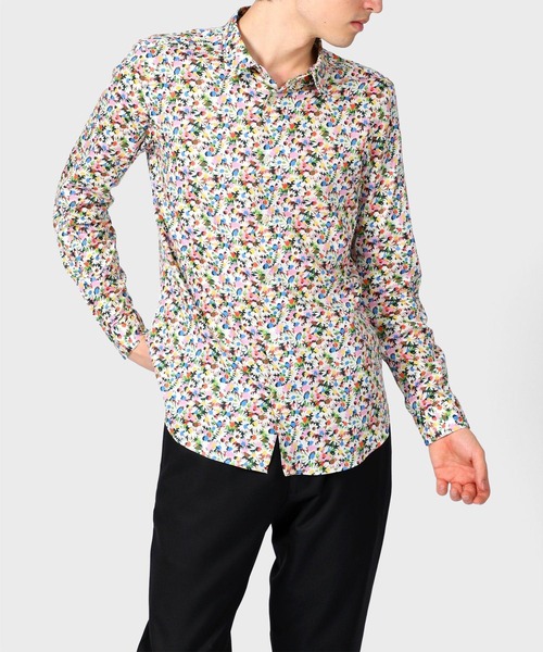 Paul Smith ポールスミス JOURNAL PRINT SHIRT PS Paul Smith（ピーエスポールスミス）の「
