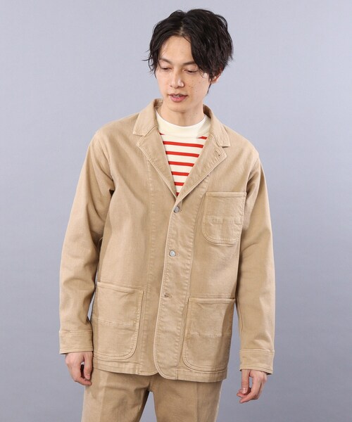 日本製 TAKEO KIKUCHI⭐︎2 カバーオール デニムジャケット コンチョ 525DENIMショートカバーオール（ブルゾン/ジャンバー