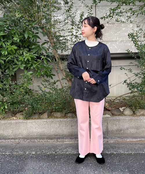 FREDY&GLOSTER（フレディアンドグロスター）の「【Hollingworth country outfitters】クルーネック Shirts Paisley Jacuard ペイズリージャガードシャツ（シャツ/ブラウス・レディース・ゴールド/ブラック系その他4・MEDIUM）」の20枚目の写真