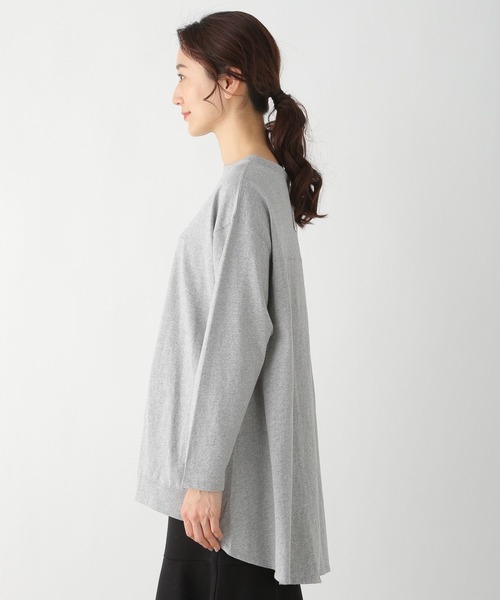 Champion（チャンピオン）の「【Champion/チャンピオン】LEPSIM別注 ウラケチュニック　235540（チュニック・レディース・ブラック/グレー/ブルー・FREE）」の9枚目の写真