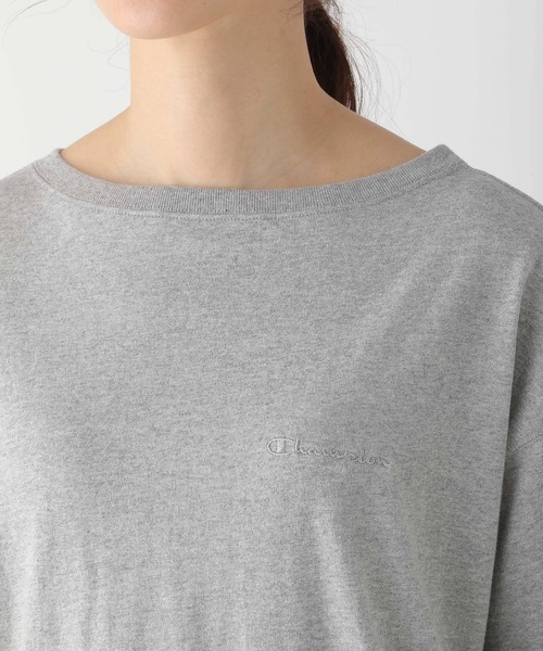 Champion（チャンピオン）の「【Champion/チャンピオン】LEPSIM別注 ウラケチュニック　235540（チュニック・レディース・ブラック/グレー/ブルー・FREE）」の11枚目の写真