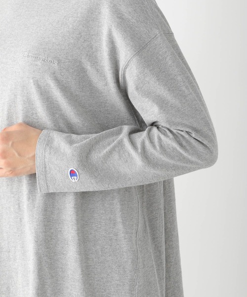 Champion（チャンピオン）の「【Champion/チャンピオン】LEPSIM別注 ウラケチュニック　235540（チュニック・レディース・ブラック/グレー/ブルー・FREE）」の12枚目の写真